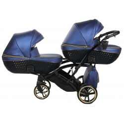 Wózek bliźniaczy typu tandem YUKON GT DUO fotelik